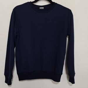 Spring & Gege Boys Dark Blue Gorpcore Long Sleeve Crew Neck Sweatshirt Size L